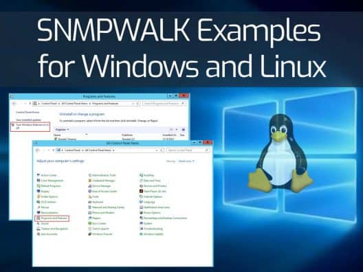 SNMPWALK Examples for Windows and Linux