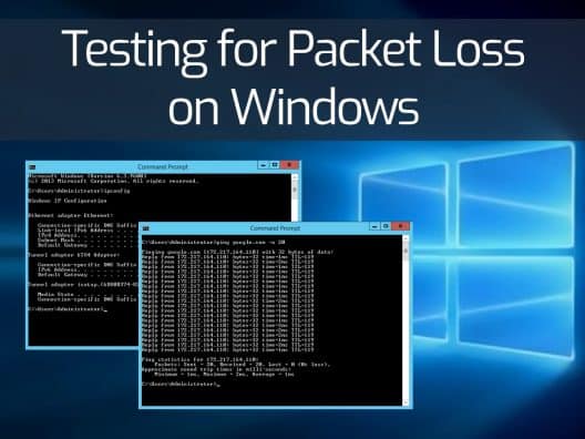 Testing for Packet Loss on Windows