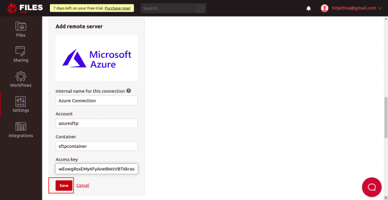How to Deploy a Secure FTP (SFTP) Service on Microsoft Azure