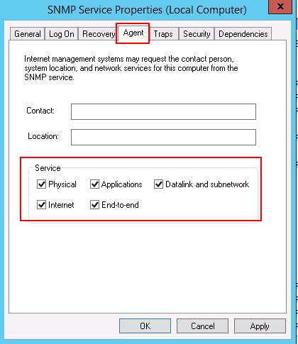 snmp agent page