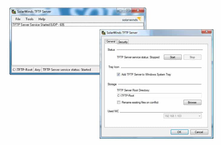 Solarwinds free tftp server Download